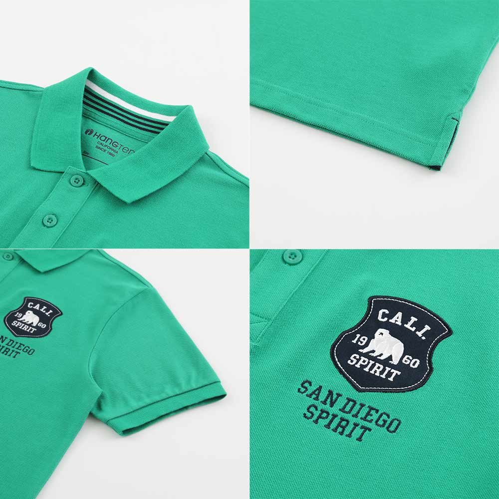 Hangten-Men's-Polo-Shirt-Green-1007003000501-305