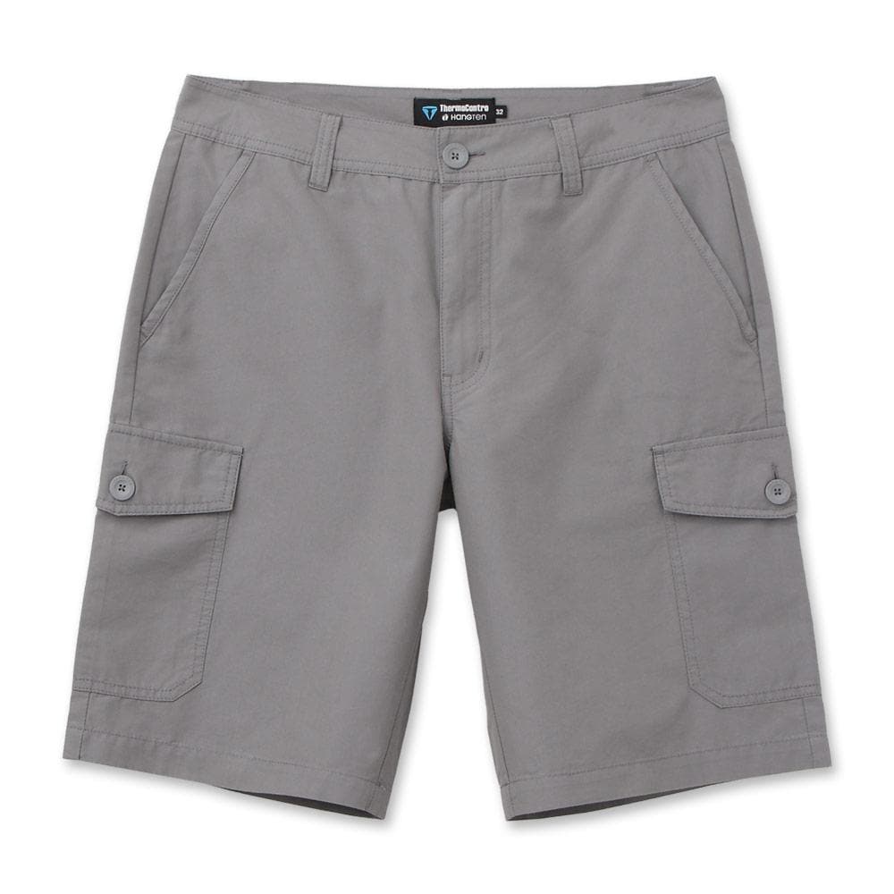 Hangten-Men's-Shorts-Grey-1007005104441-045