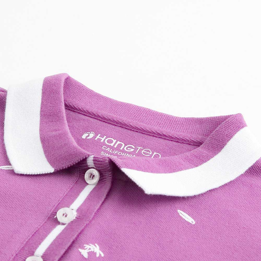 HANG TEN LADIES POLO IRIS ORCHID - 1022013000204 543