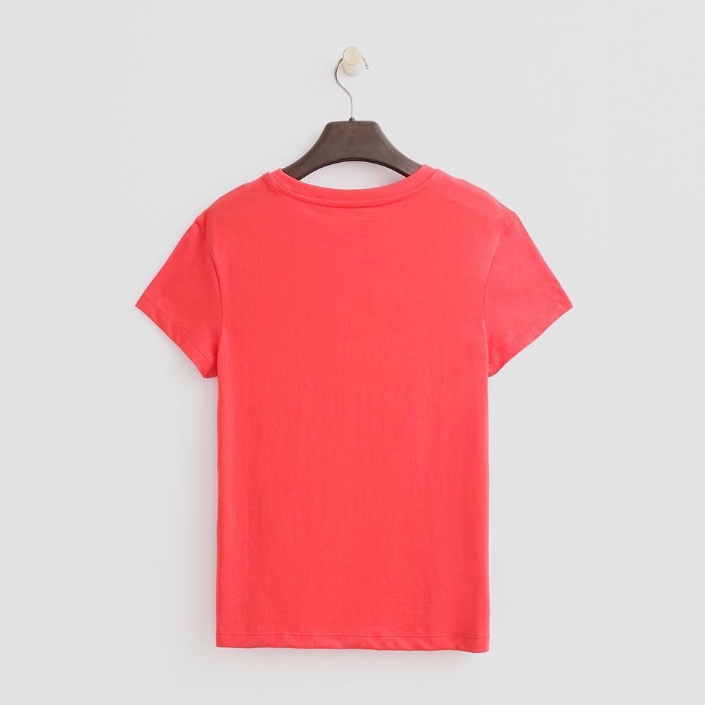 HANG TEN LADIES T-SHIRT FLAME SCARLET - 1022013201670 442