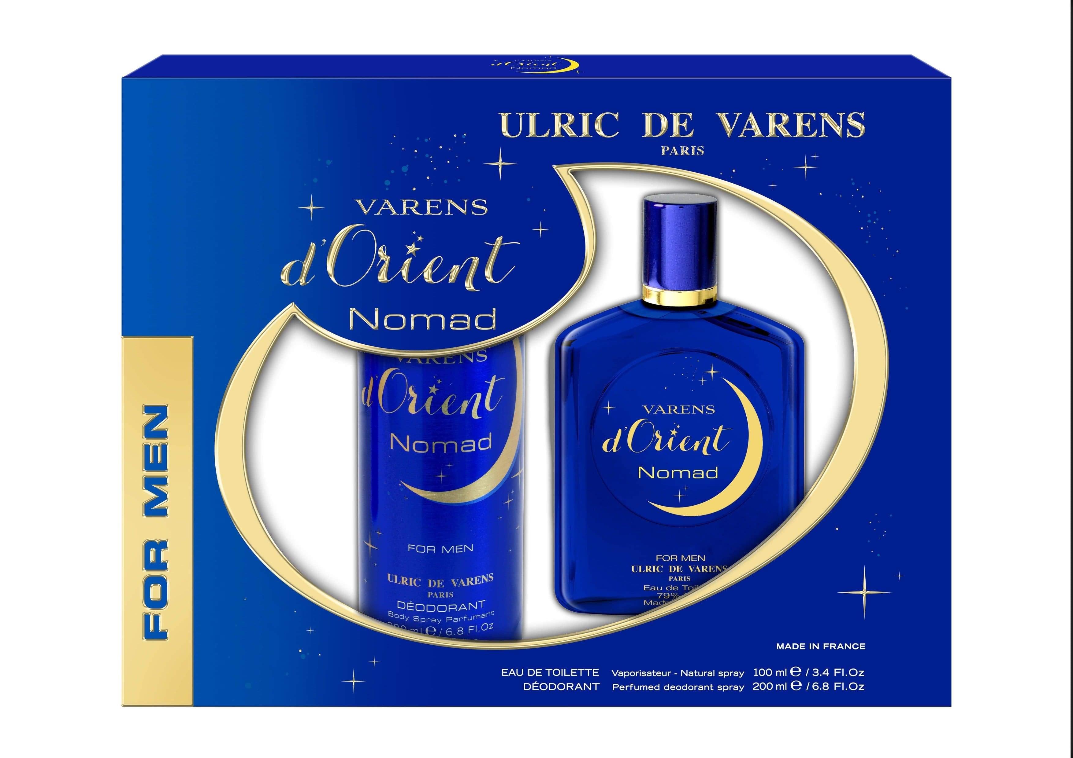 ULRIC DE VARENS Ulric De Varens VARENS D'ORIENT NOMAD Coffret  EDT 100 ml + Perfumed Deodorant 200 ml-UDV-7368