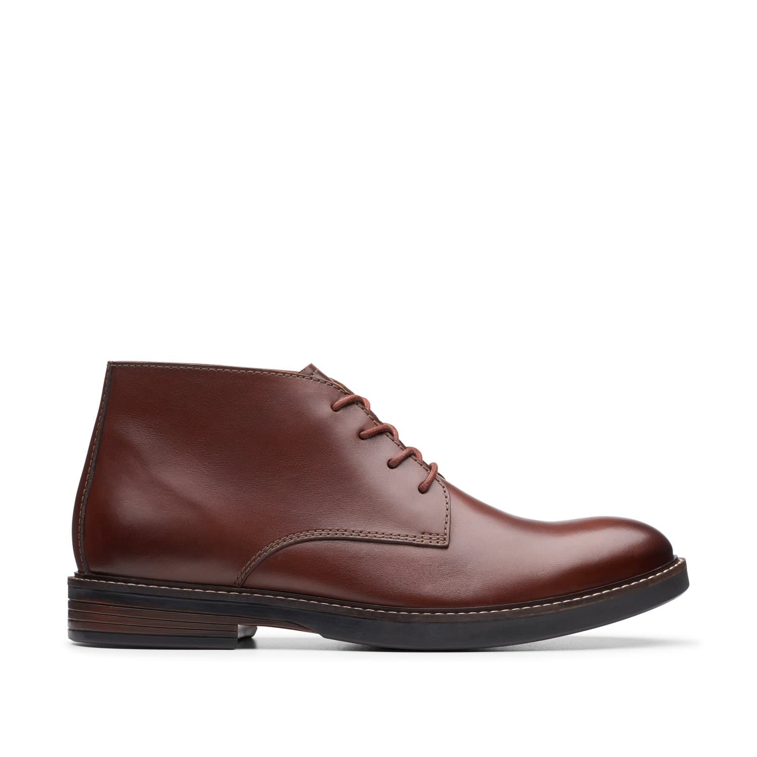 Clarks-Paulson-Mid-Men's-Boots-Mahogany-Leather-26144781