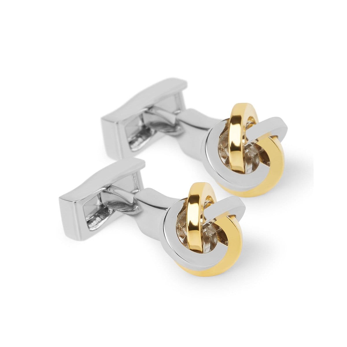 T.M.Lewin-Multi-Knot-Cufflink-Silver-and-Gold-70351-009