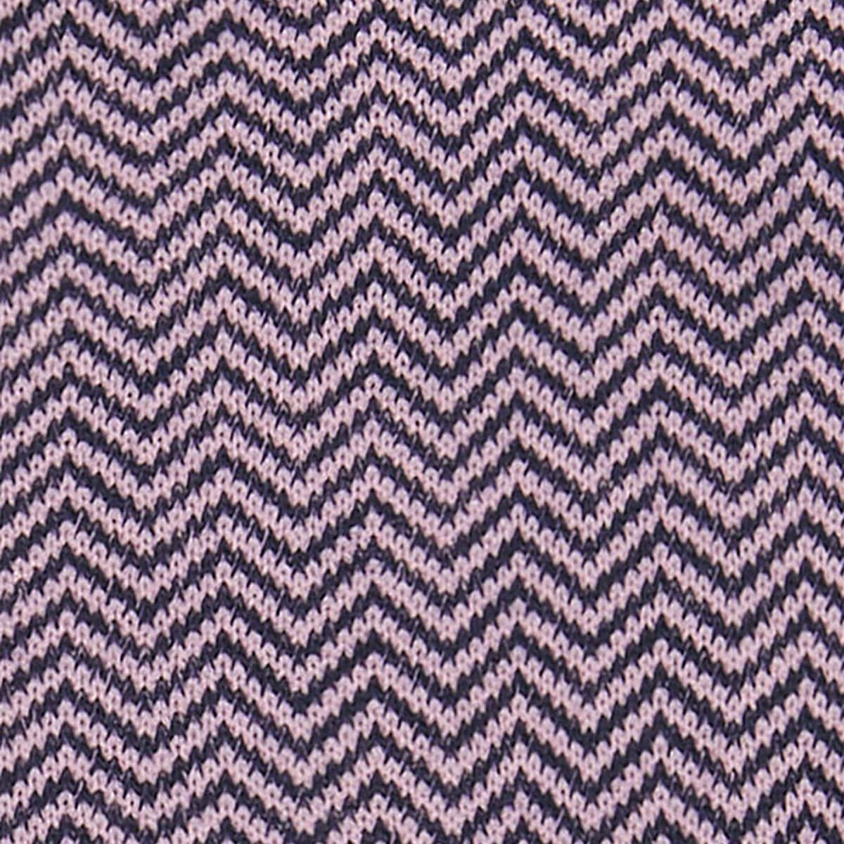 SOCKS TEXTURED HERRINGBONE PINK NAVY