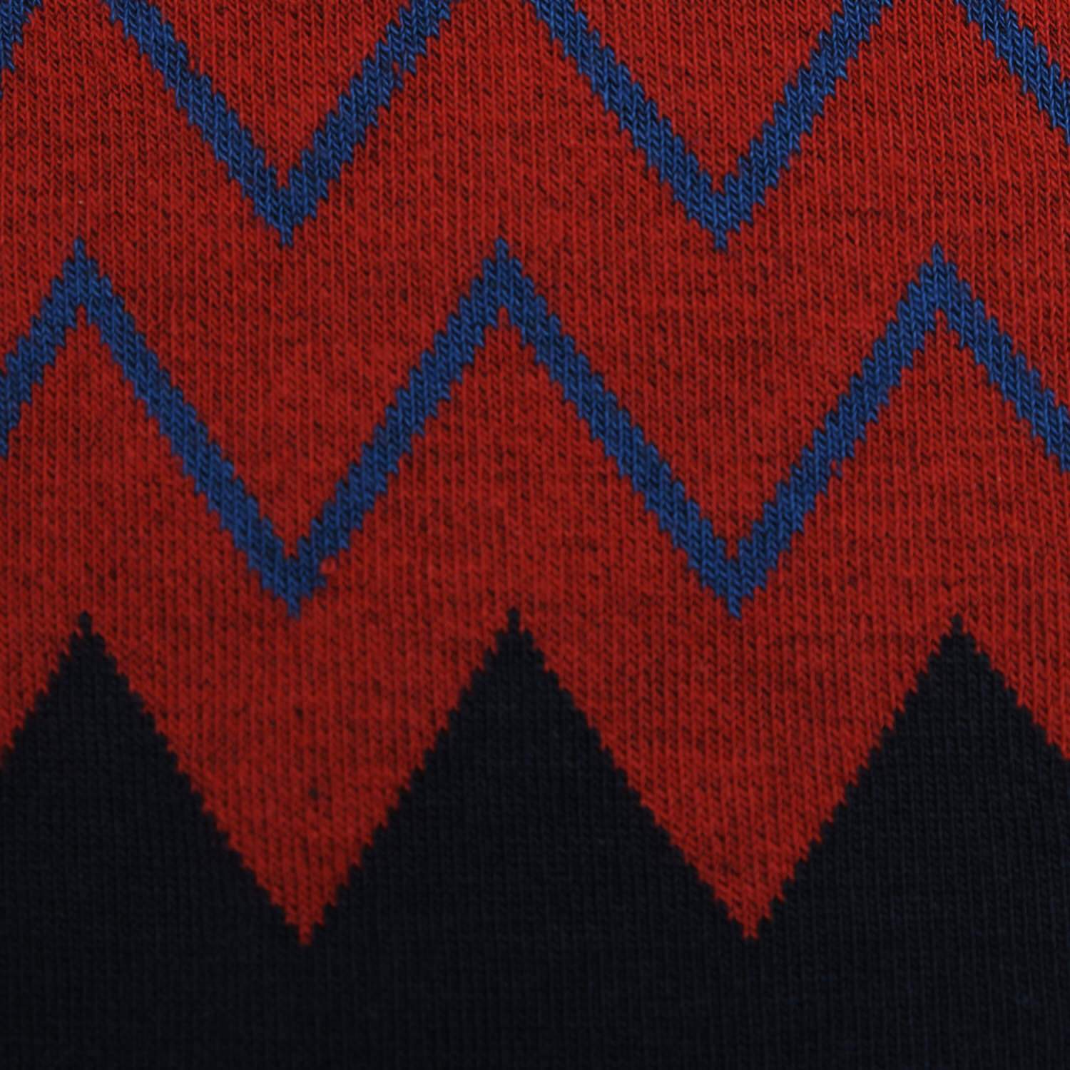 T.M.Lewin-Zig-Zag-Socks-Navy-and-Red-63497-008