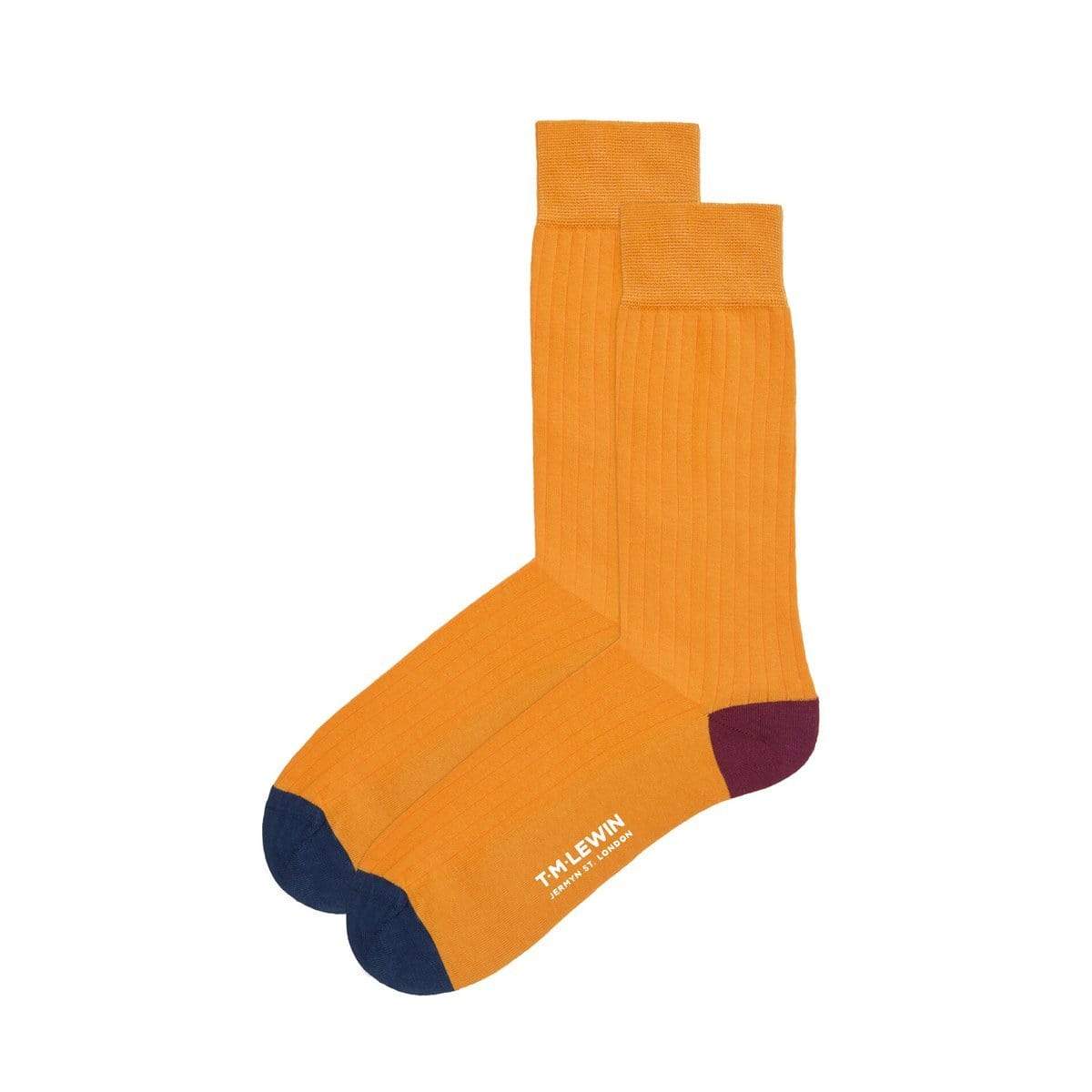 SOCK SHEEL AND TOE YELLOW MULTI