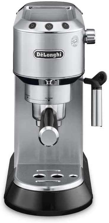 De'Longhi Dedica Style Pump Espresso  Coffee Machine Metalic- EC685.M - Jashanmal Home