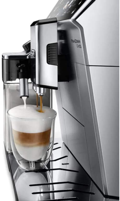 De'Longhi PrimaDonna Class Fully Automatic Coffee Machine, Silver - ECAM550.75.MS (Made In ITALY)