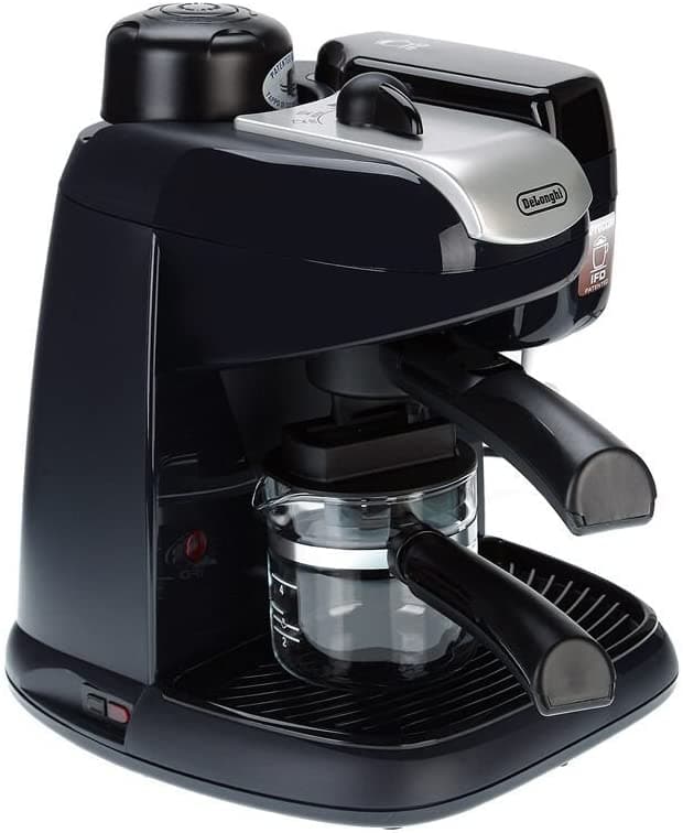 De'Longhi Steam Coffee Maker Black EC9 - Jashanmal Home