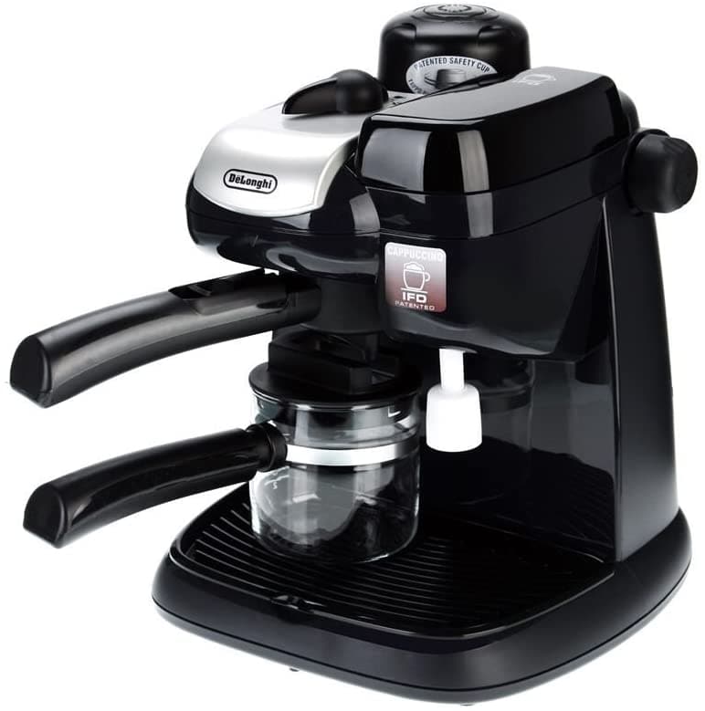 De'Longhi Steam Coffee Maker Black EC9 - Jashanmal Home