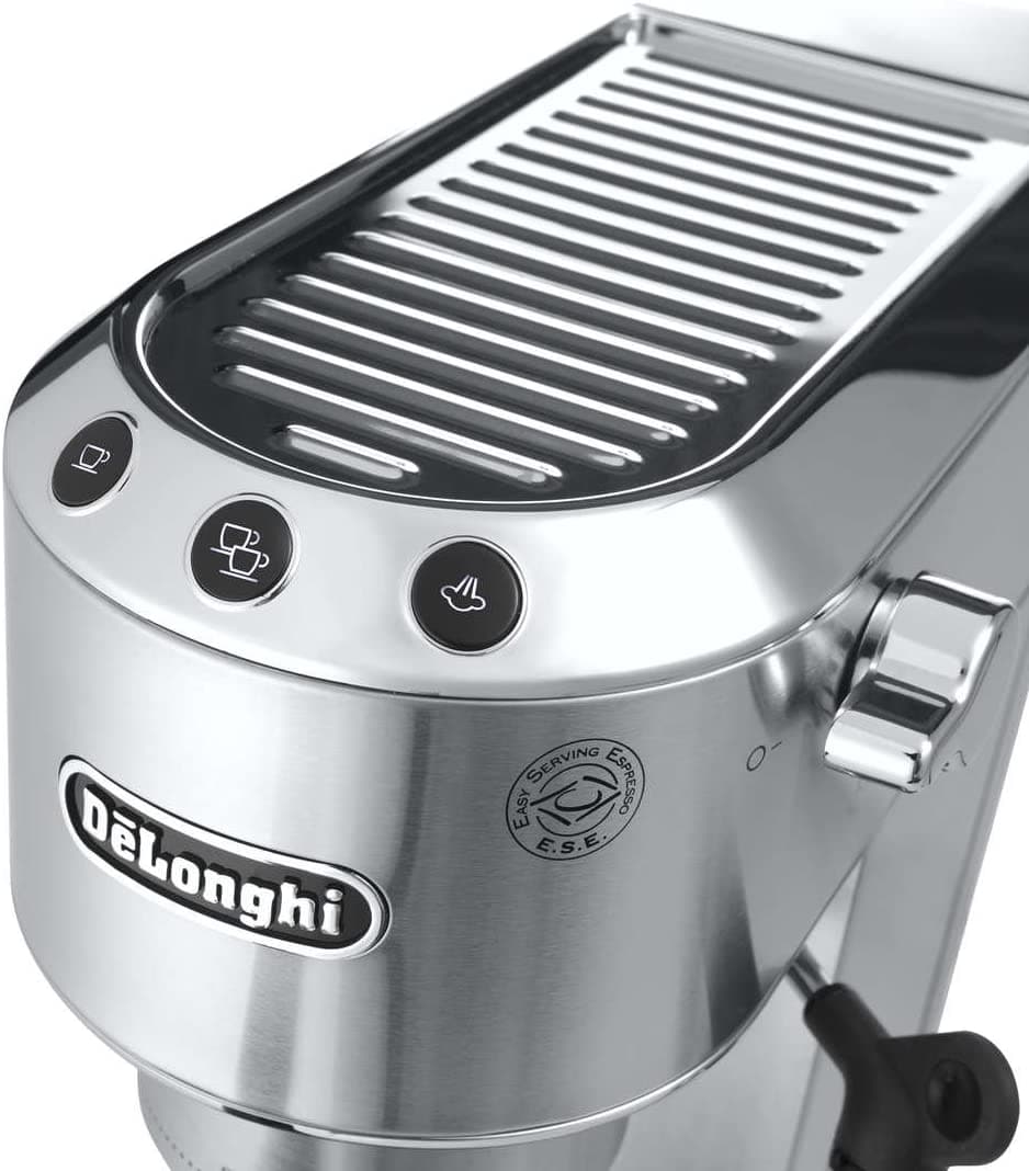 De'Longhi Dedica Style Pump Espresso  Coffee Machine Metalic- EC685.M - Jashanmal Home