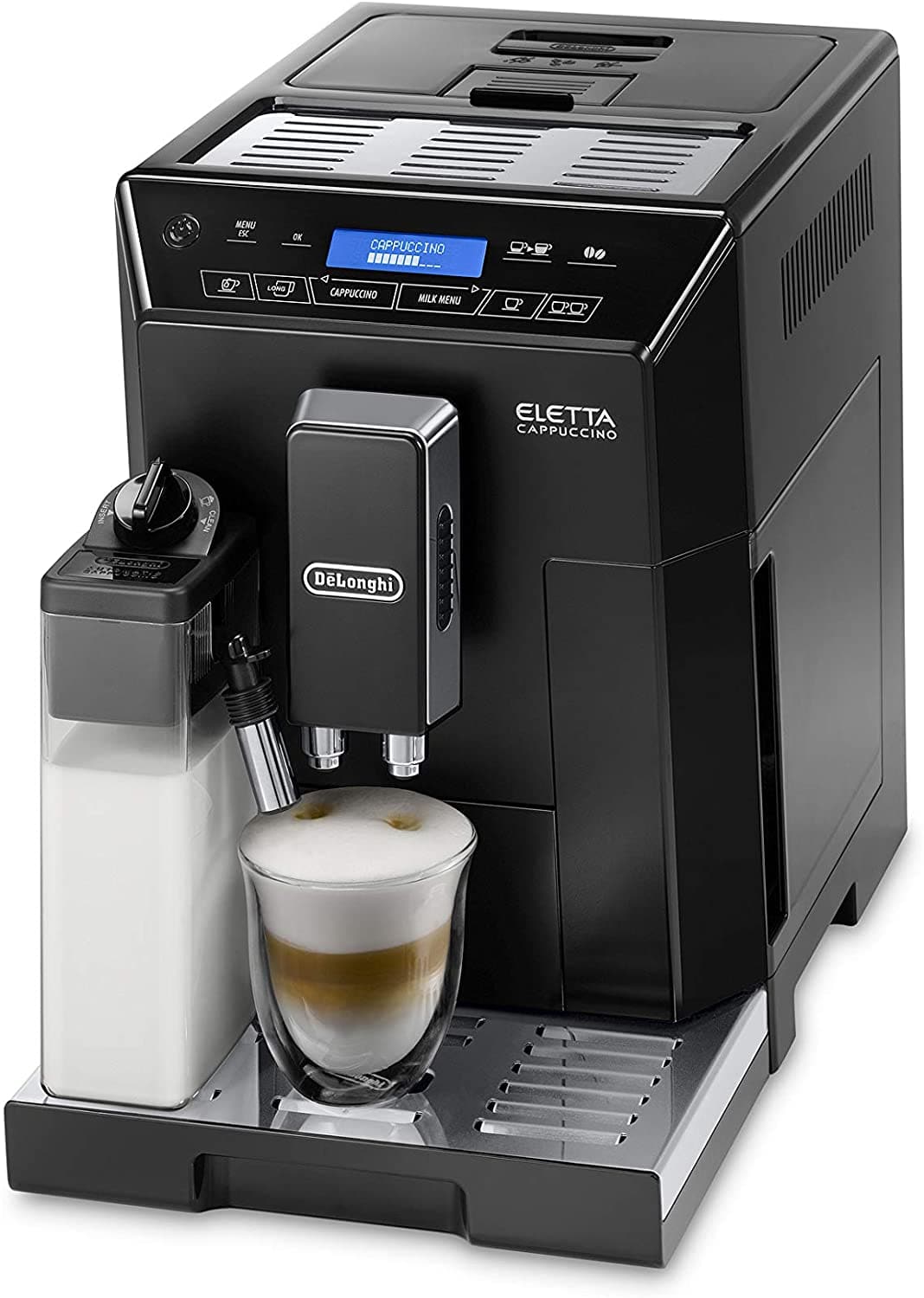 De'Longhi Eletta Fully Automatic Coffee Machine, Black - ECAM44.660.B (Made In ITALY)