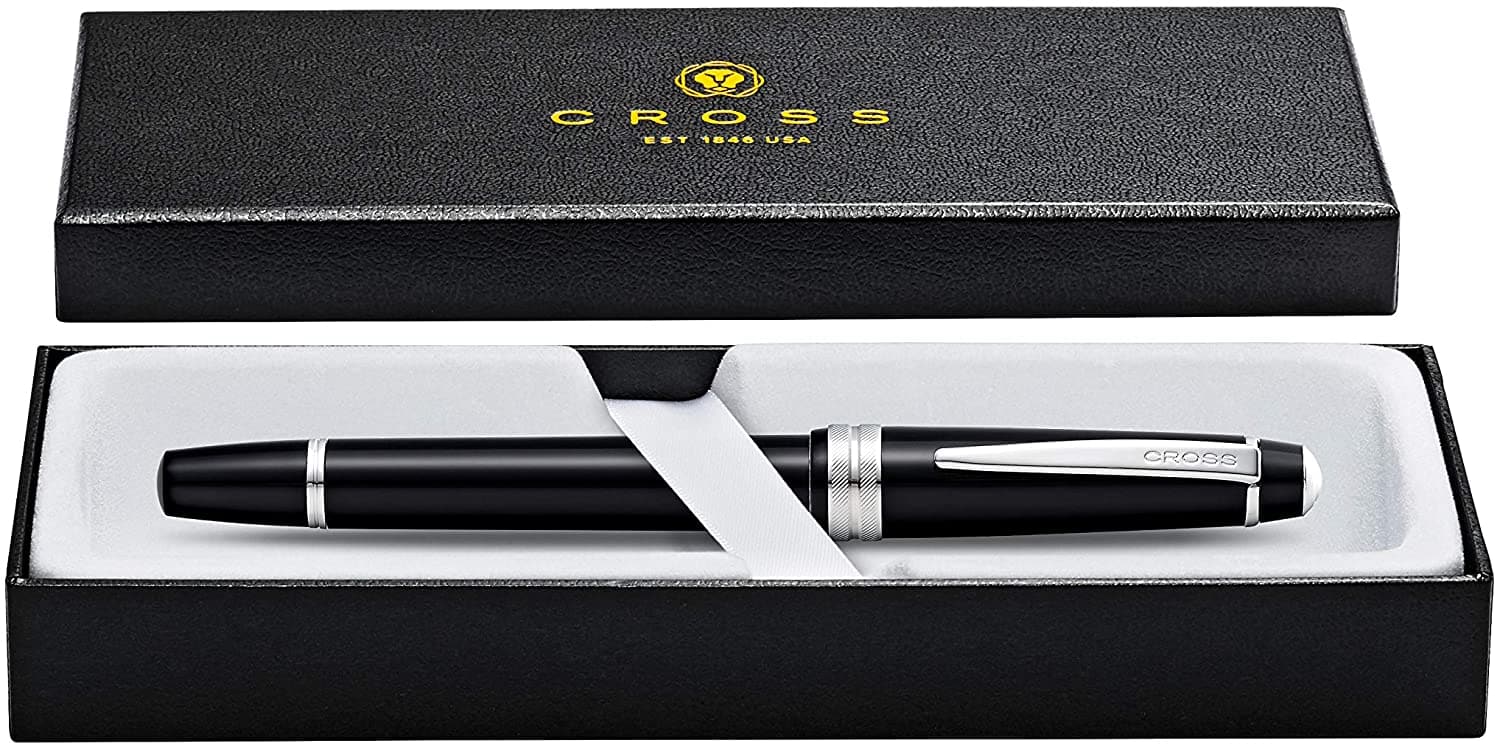 Cross Bailey Light Glossy Black Resin Rollerball Pen - AT0745-1