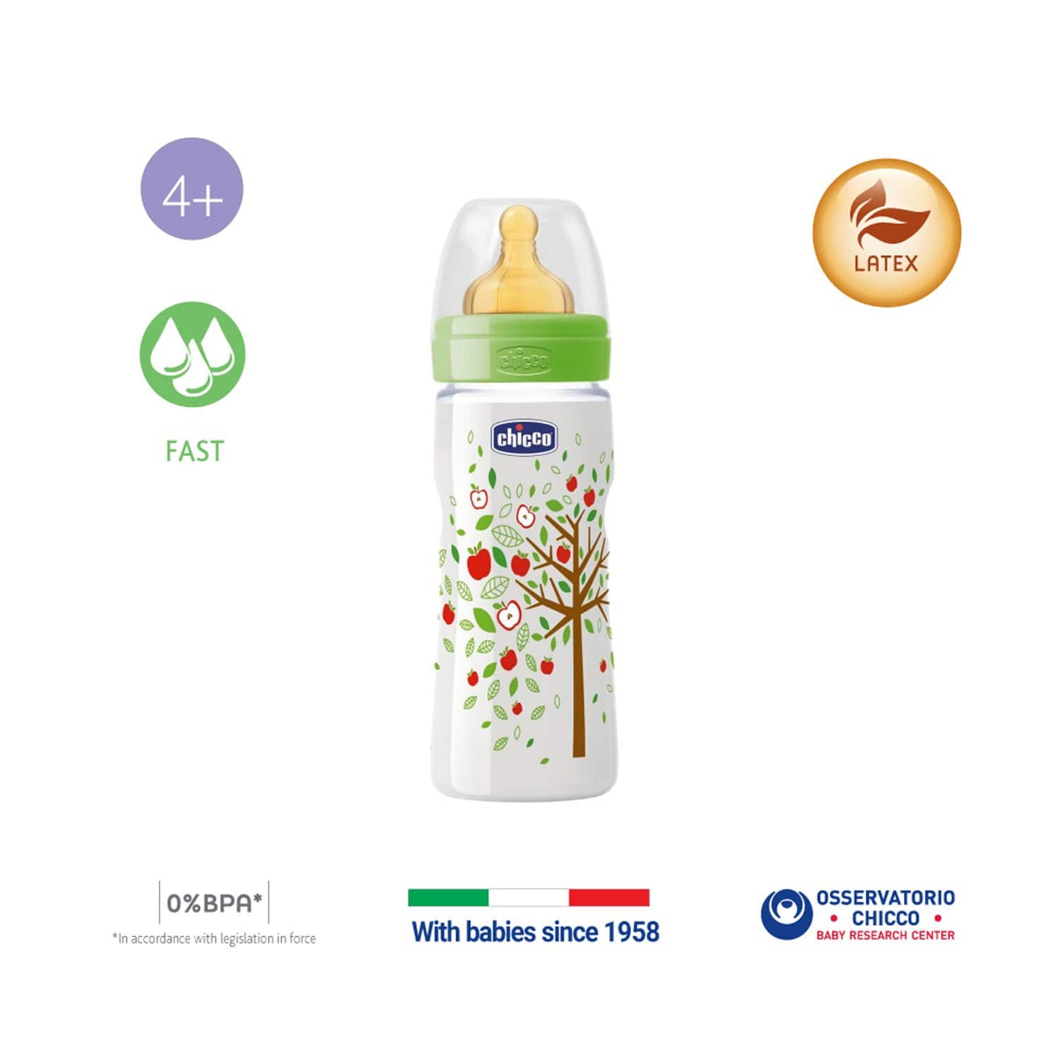 WELL-BEING BOTTLE - 330ML FAST FLOW NEUTRAL LATEX
