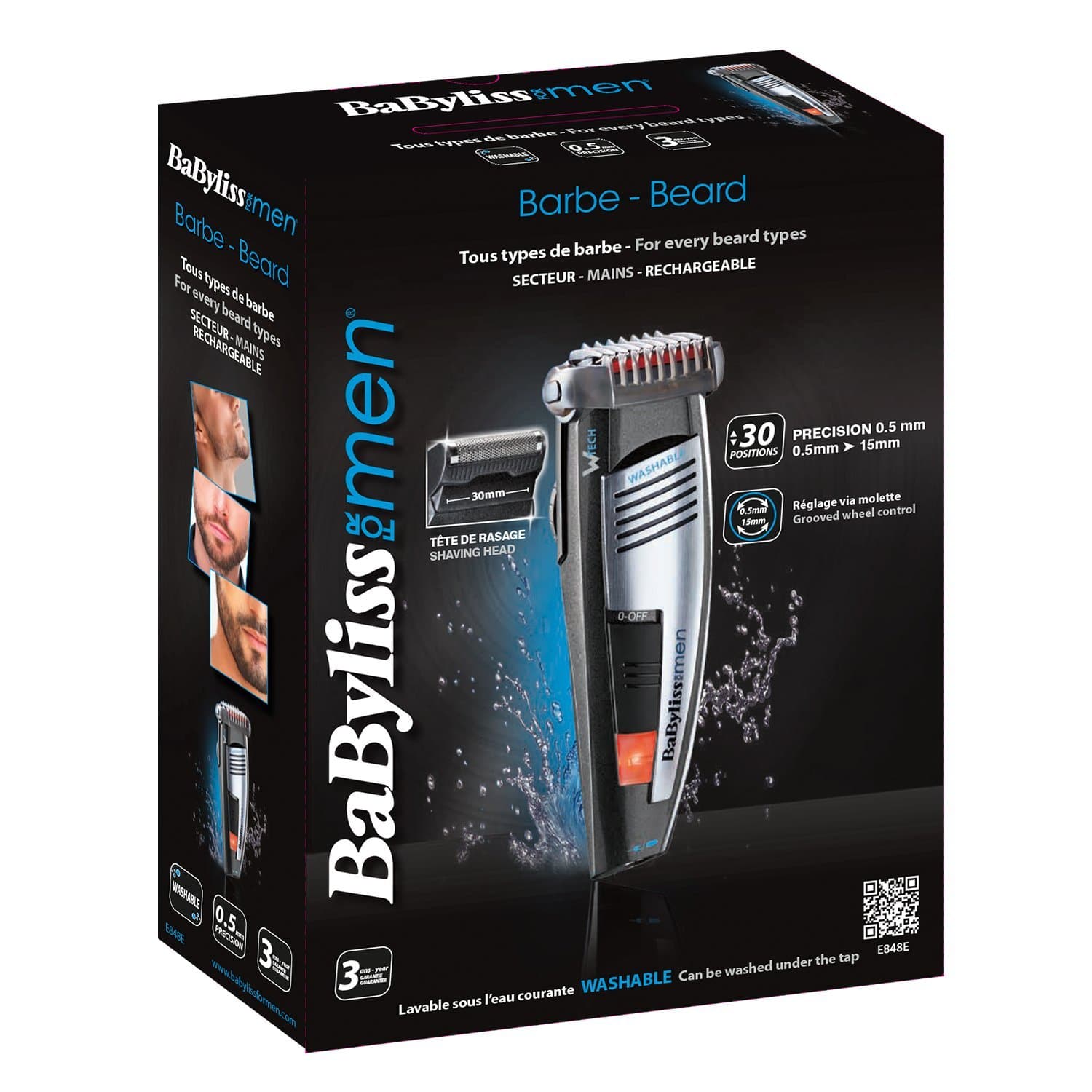 BaByliss 35MM Cordless Washable Trimmer  - BABE848SDE