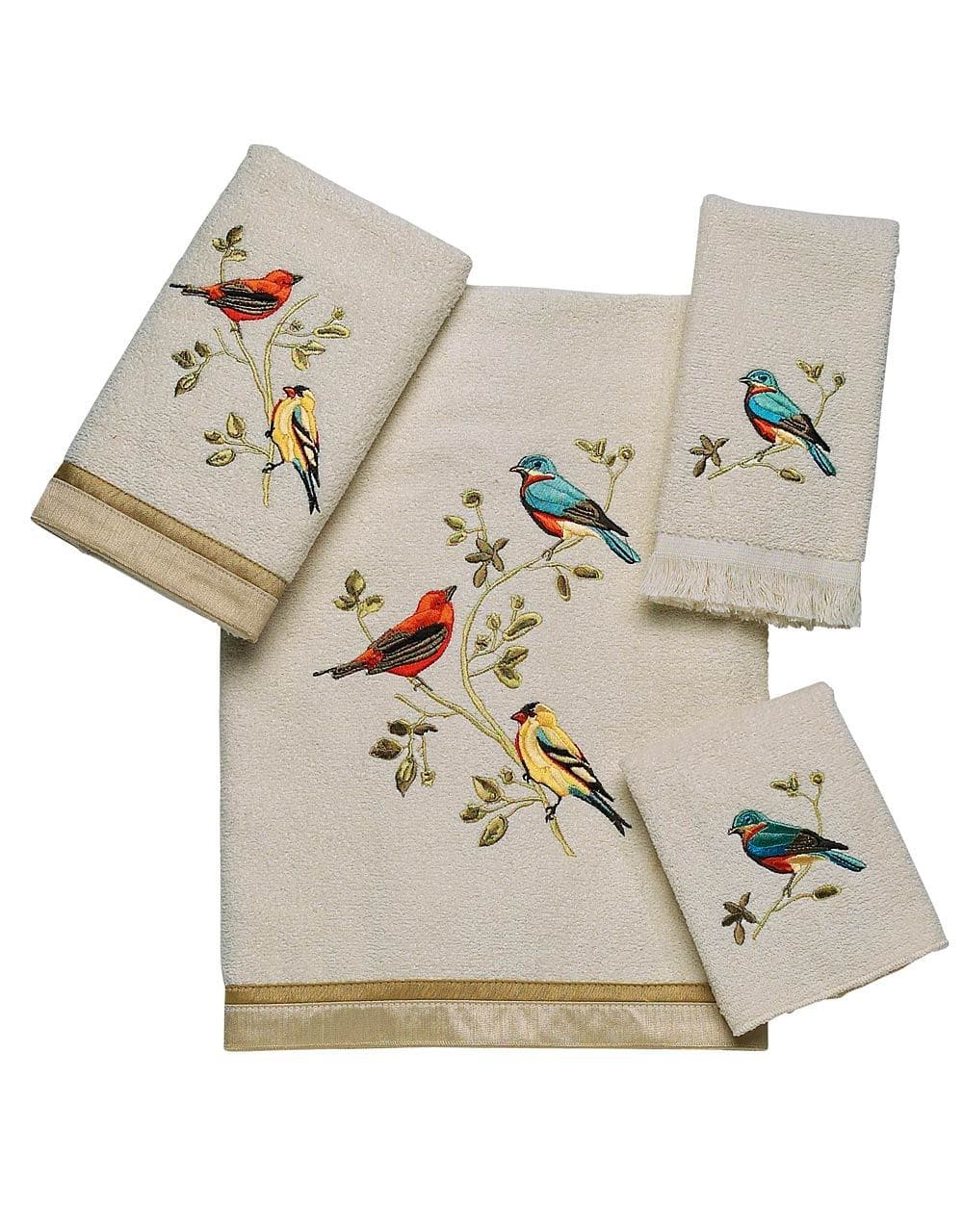 AVANTI GLIDED BIRDS HAND TOWEL-11984HT