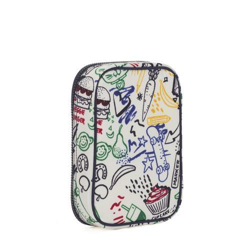 Kipling-100 Pens-Large pen case -Doodle Play-09405-29S