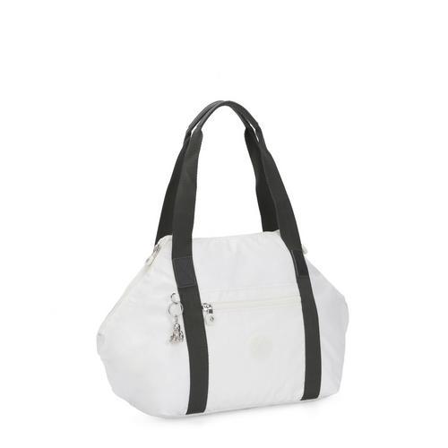 Kipling-Art-Handbag with Detachable Straps-White Metallic-21091-47I