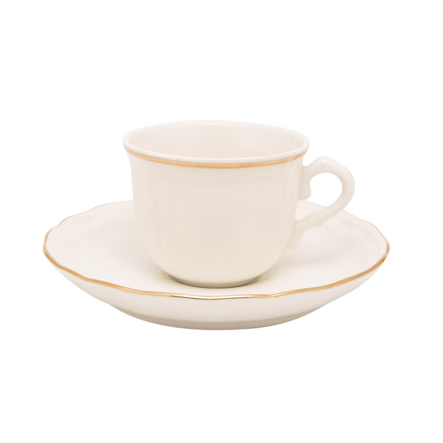 ALBA NEW BONE CHINA 1+1 ESPRESSO CUP & SAUCER