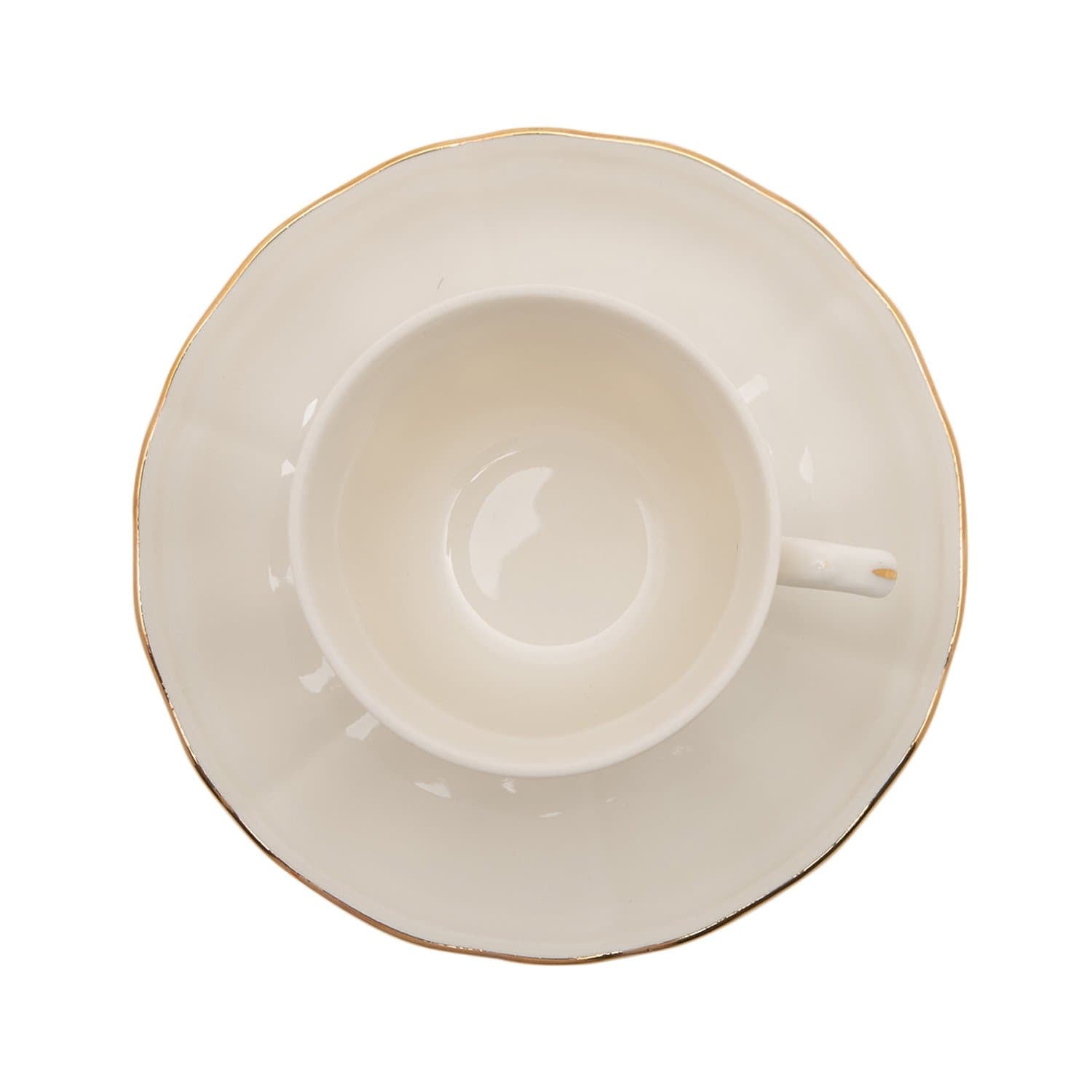 ALBA NEW BONE CHINA 1+1 ESPRESSO CUP & SAUCER - 23011-ALB/2ECS