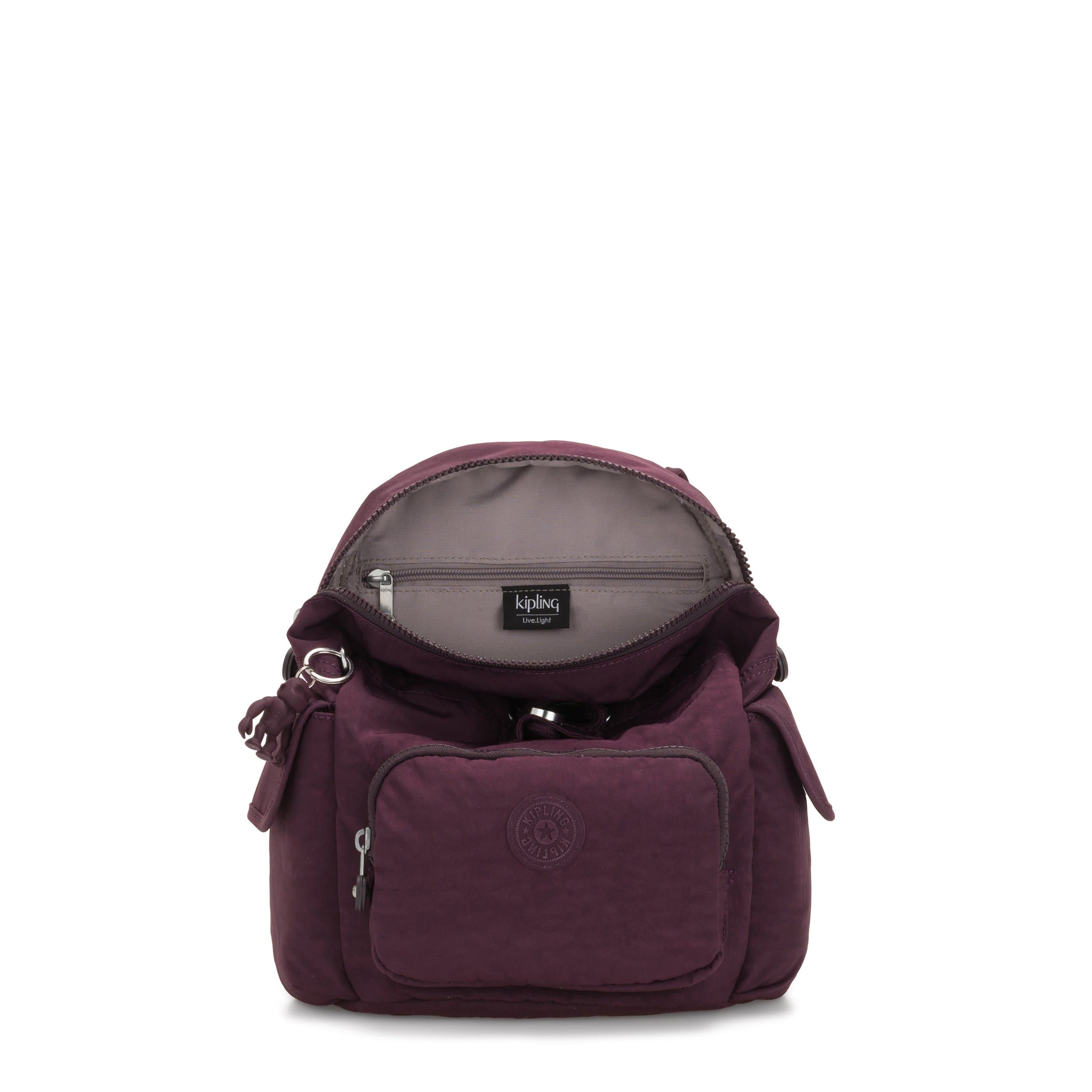 CITY PACK MINI  DARK PLUM - Kipling UAE