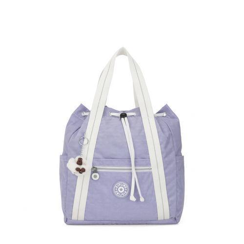 Kipling Art Backpack S Small Drawstring Backpack - Active Lilac Block - I3452-31J