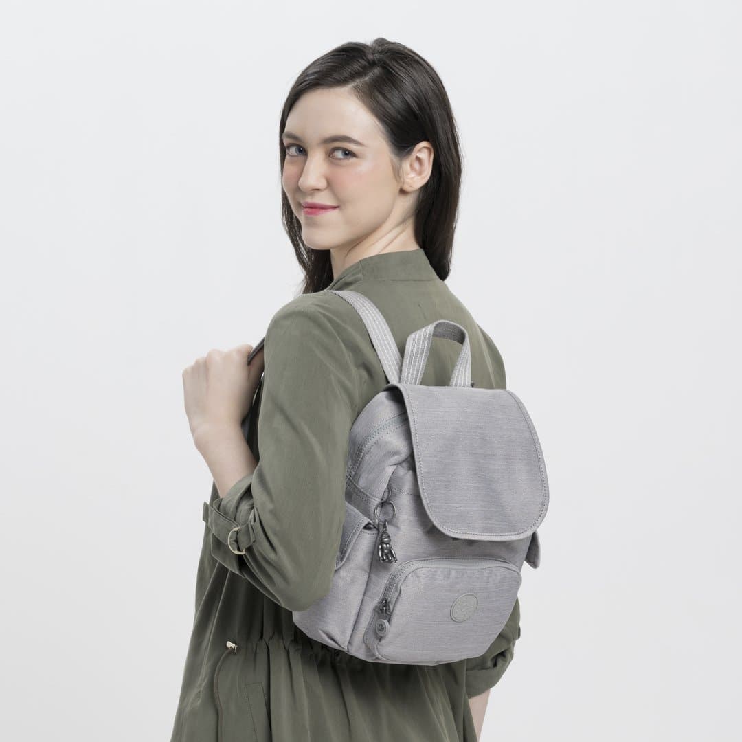 CITY PACK MINI GREY BEIGE PEP - Kipling UAE