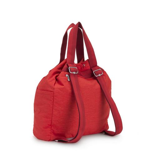 Kipling-Art Backpack M-Medium Drawstring Backpack -Active Red-I3526-16P