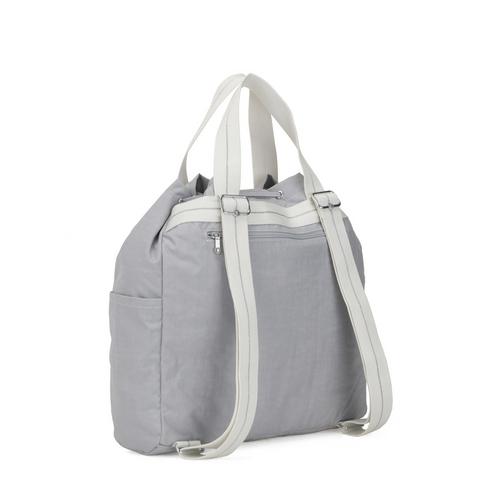 Kipling-Art Backpack M-Medium Drawstring Backpack -Active Grey Block-I3526-21P