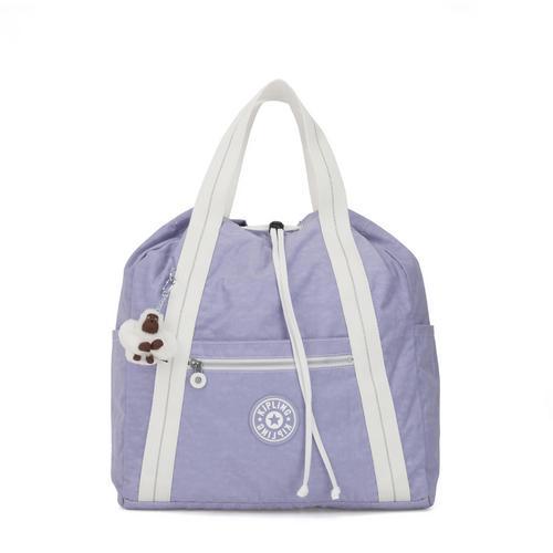 Kipling Art Backpack M Medium Drawstring Backpack - Active Lilac Block - I3526-31J