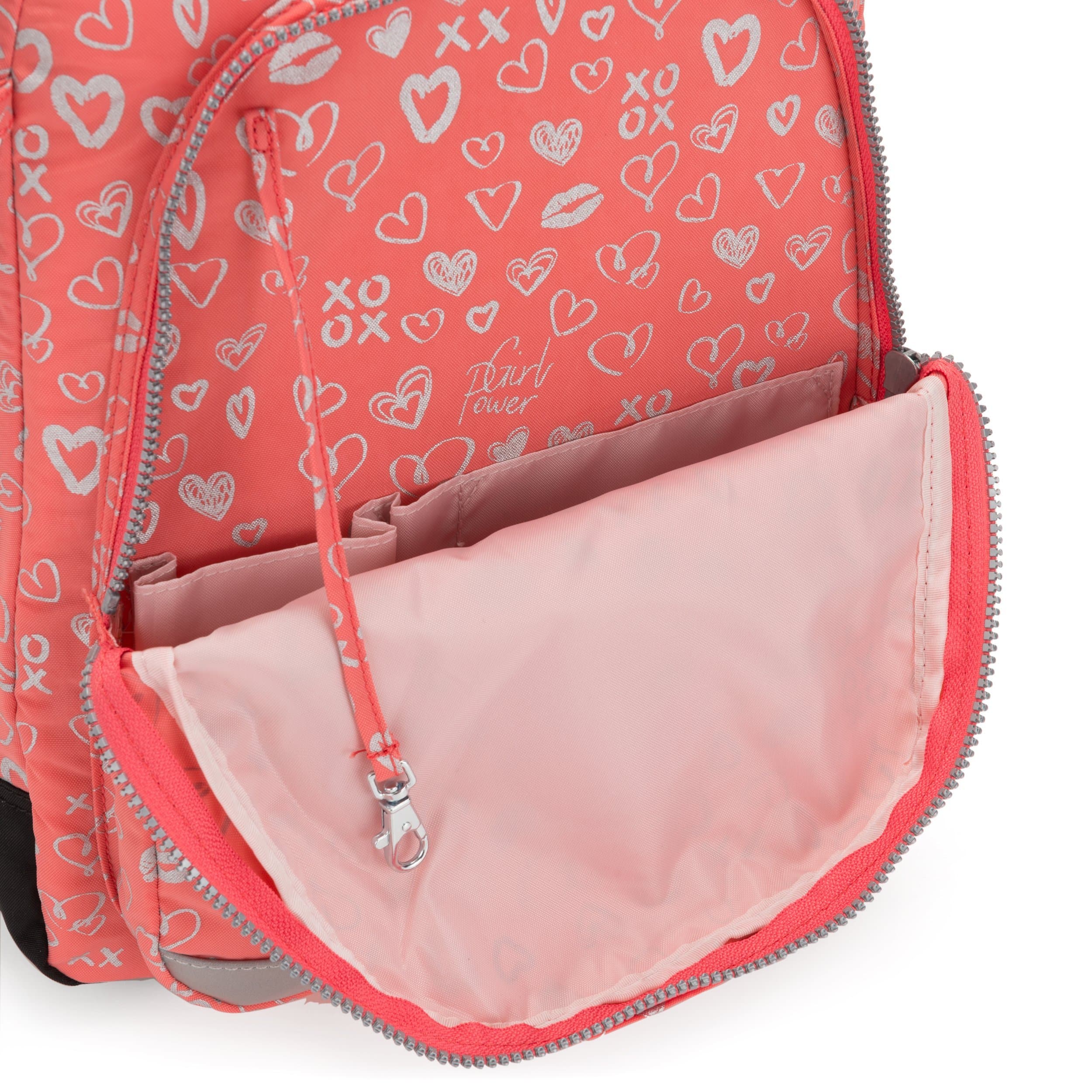 CLASS ROOM HEARTY PINK MET - Kipling UAE