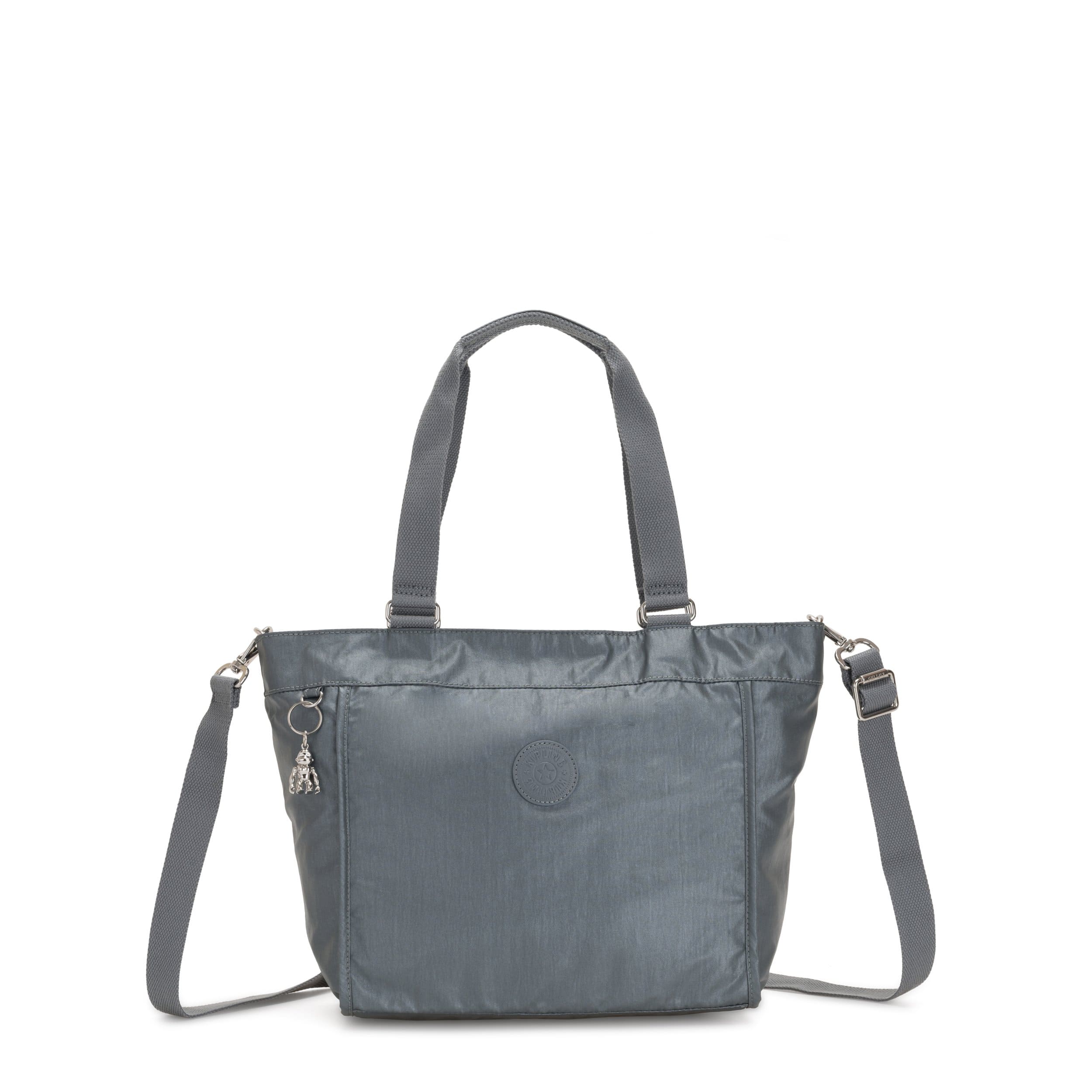 NEW SHOPPER S STEEL GREY METAL - Kipling UAE