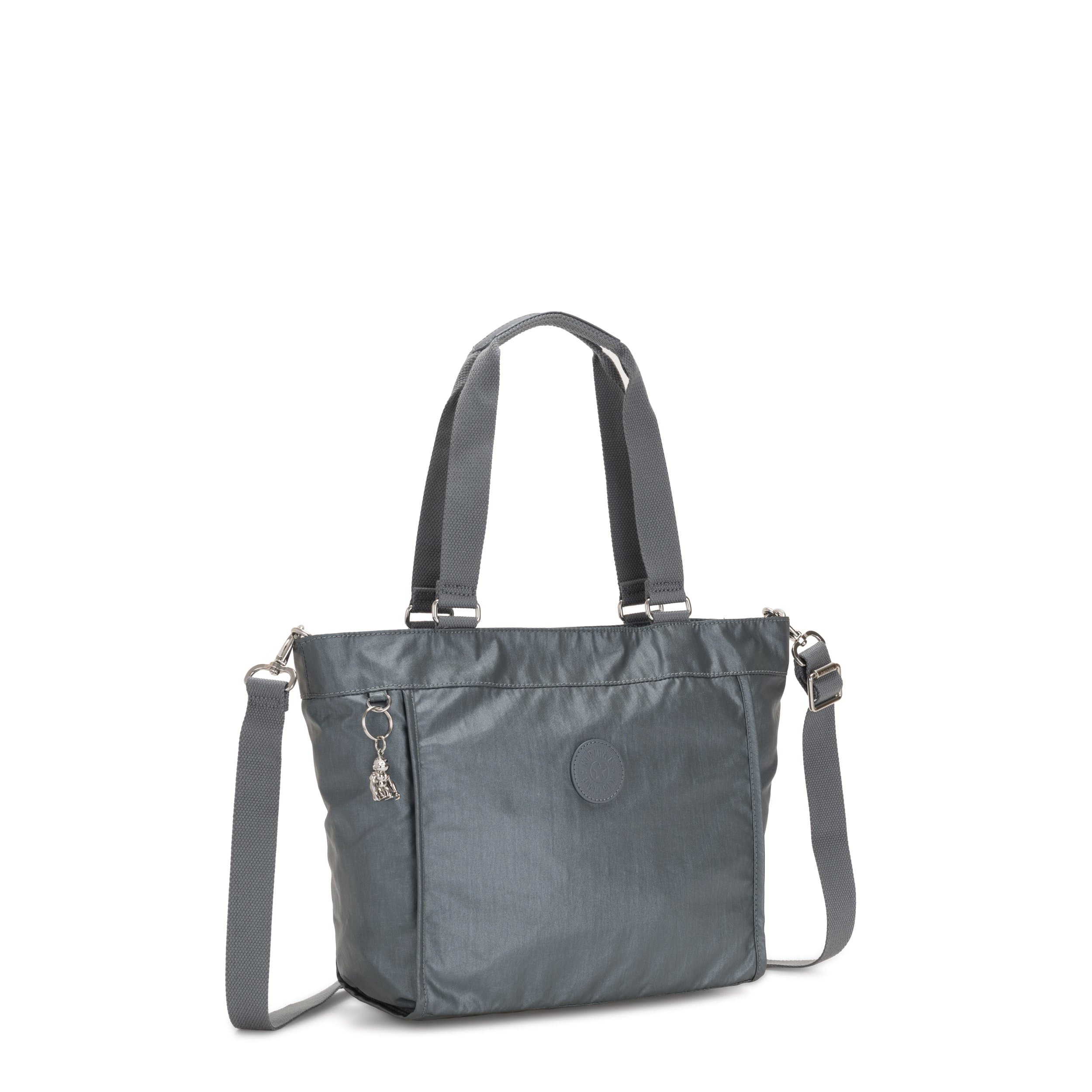 NEW SHOPPER S STEEL GREY METAL - Kipling UAE