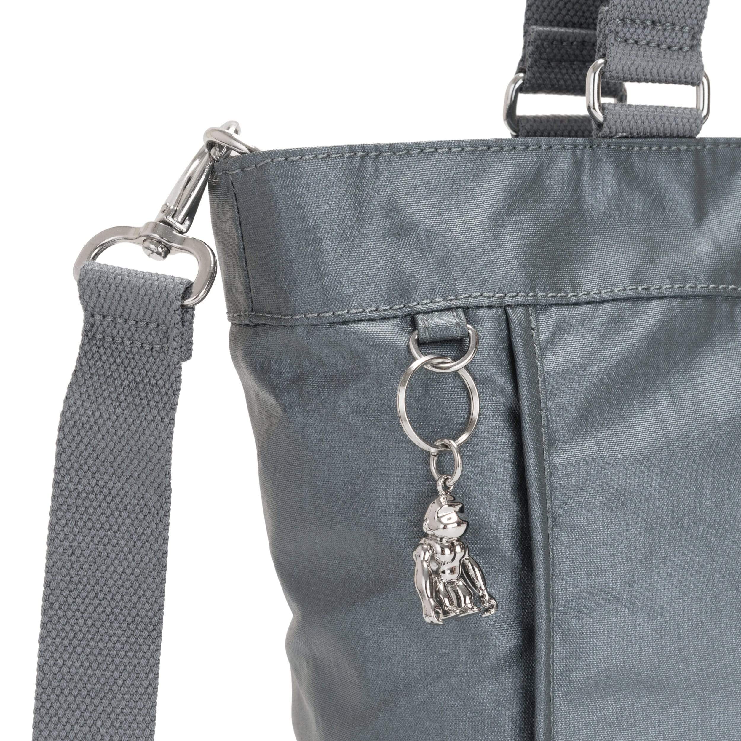 NEW SHOPPER S STEEL GREY METAL - Kipling UAE