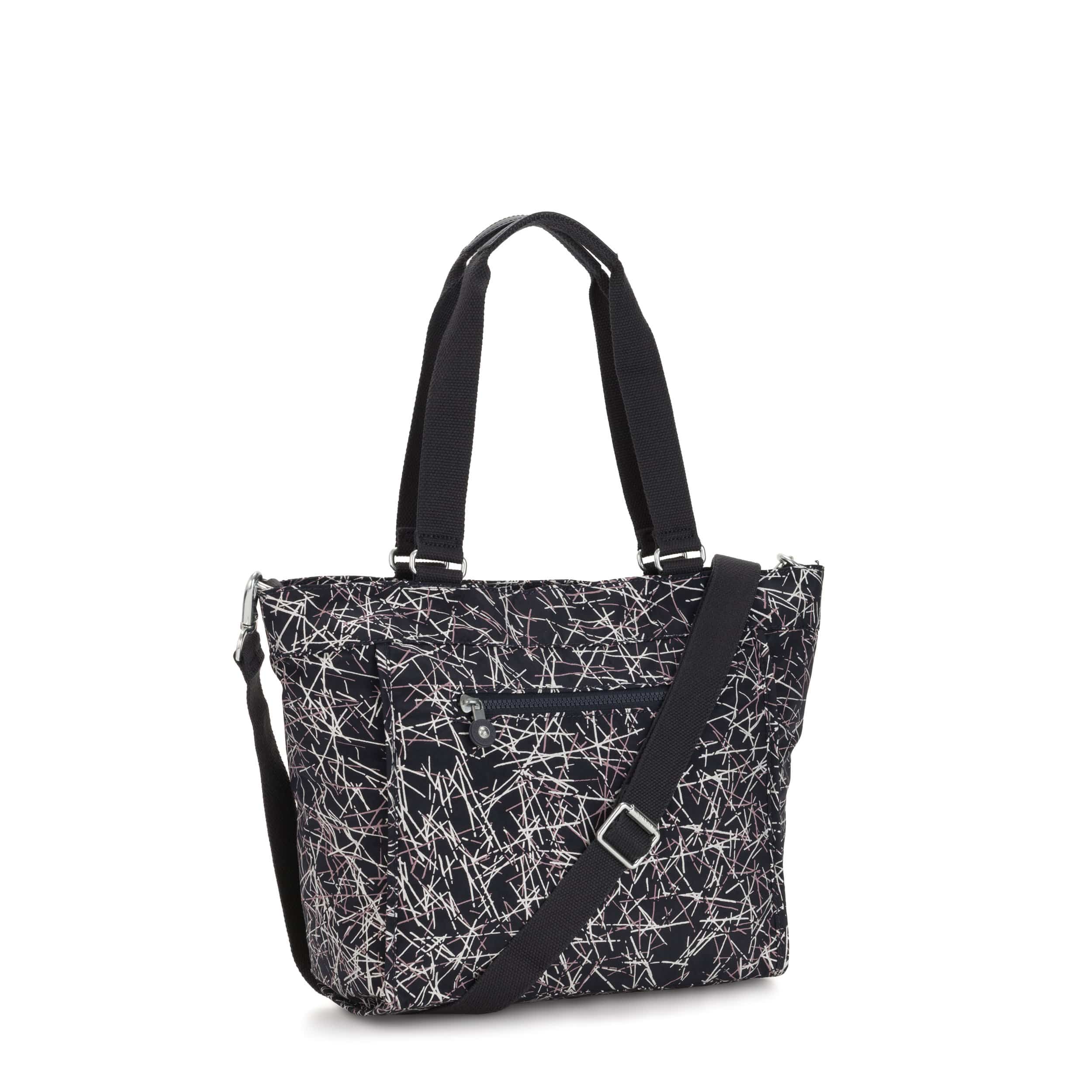 NEW SHOPPER S NAVY STICK PRINT - Kipling UAE