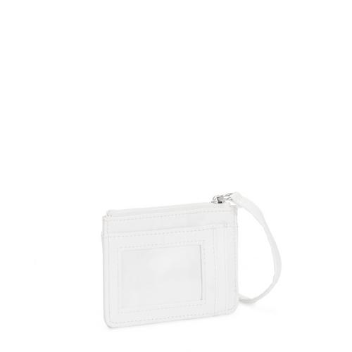 Kipling-Cindy-Small Cardholder with Detachable Wristlet-White Metallic-I5896-47I