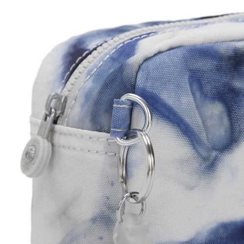 Kipling-Gleam-Medium pouch-Tie Dye Blue-I6262-48Y