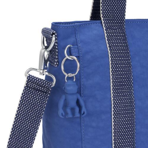 Kipling-Asseni Mini-Small tote (with removable shoulderstrap)-Wave Blue-I7149-49Q