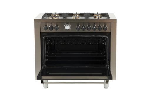 Bertazzoni MASTER SERIES 100x60 Full Gas Cooker, Steel - MAS1006GGVLXE (Made In ITALY)