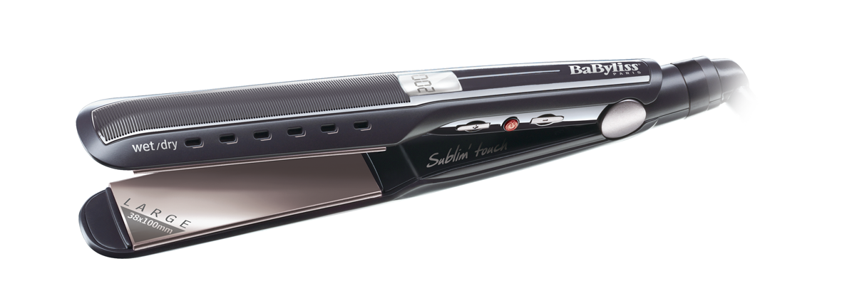 BaByliss Straightner Wet Dry LED Touch & Hair Styler Bundle - BABAS530+ST229