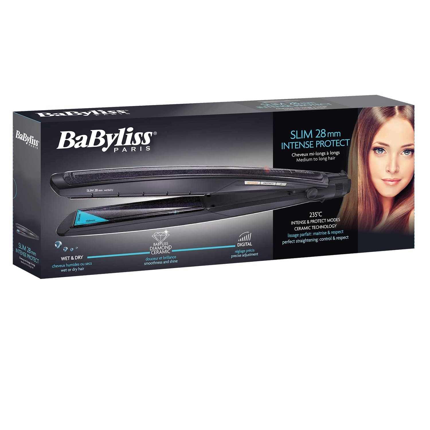 BABYLISS SLIM 28 LED SASO STRAIGHTNER - BABST327SDE