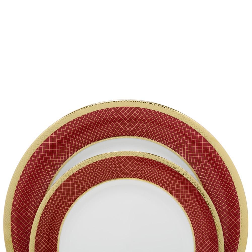 CHERIE RED 24PC DINNER SET