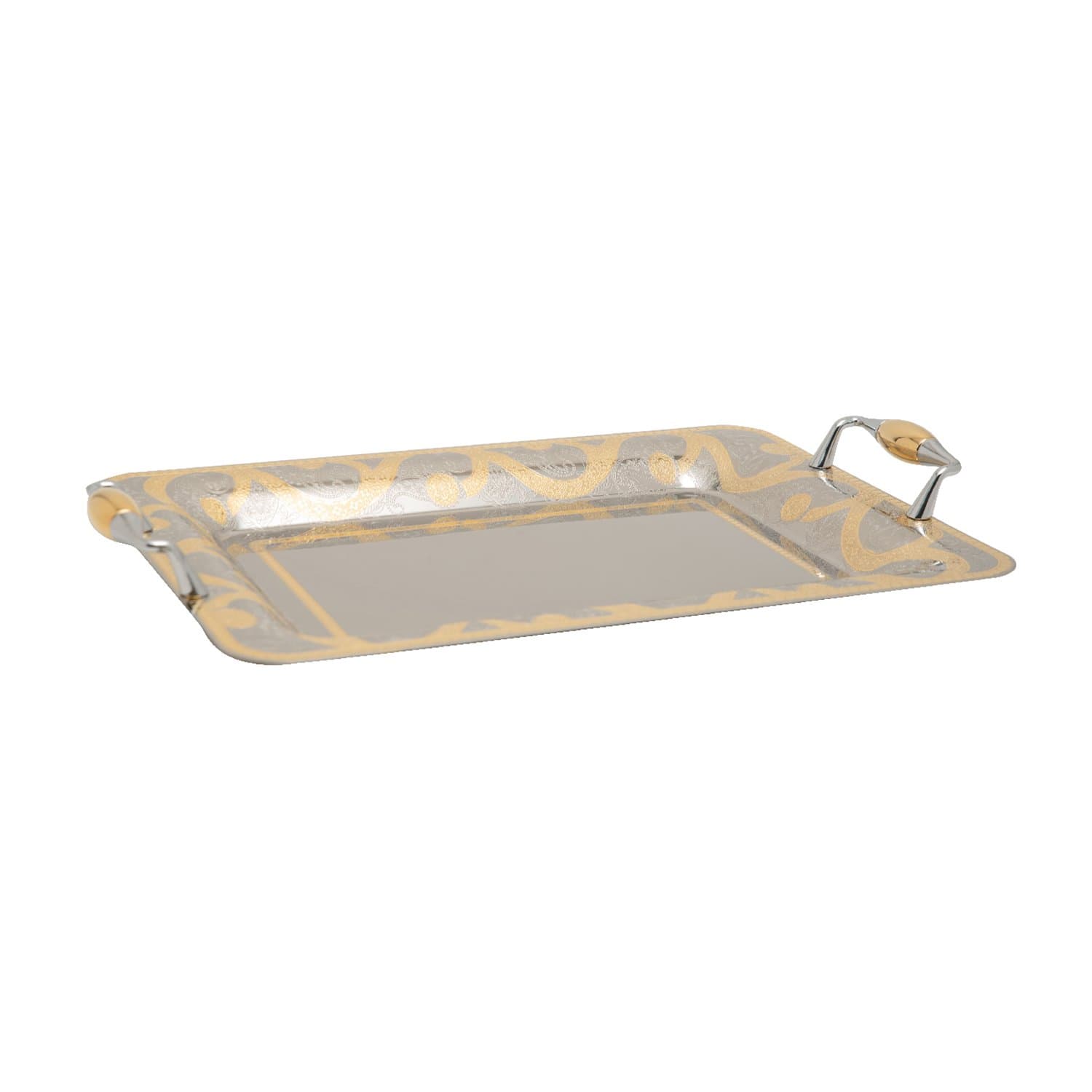 TRESORS PENELOPE GOLD RECT TRAY CM 40X28-RO-1400/2/PEN-G