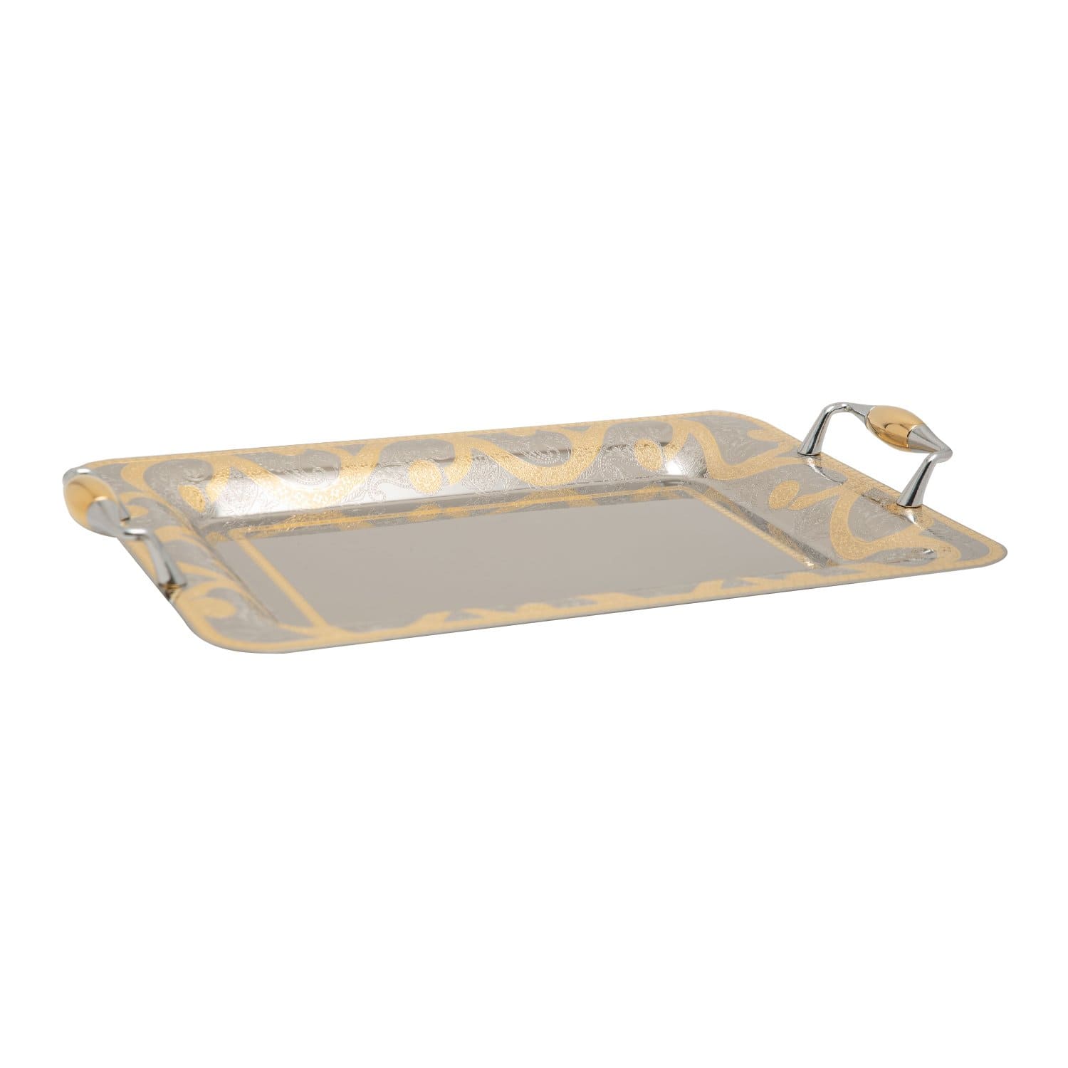 TRESORS PENELOPE GOLD RECT TRAY CM 45X31.5-RO-1400/3/PEN-G