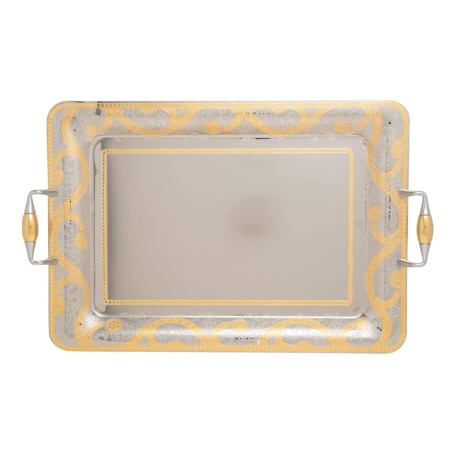 TRESORS PENELOPE GOLD RECT TRAY CM 50X35-RO-1400/4/PEN-G