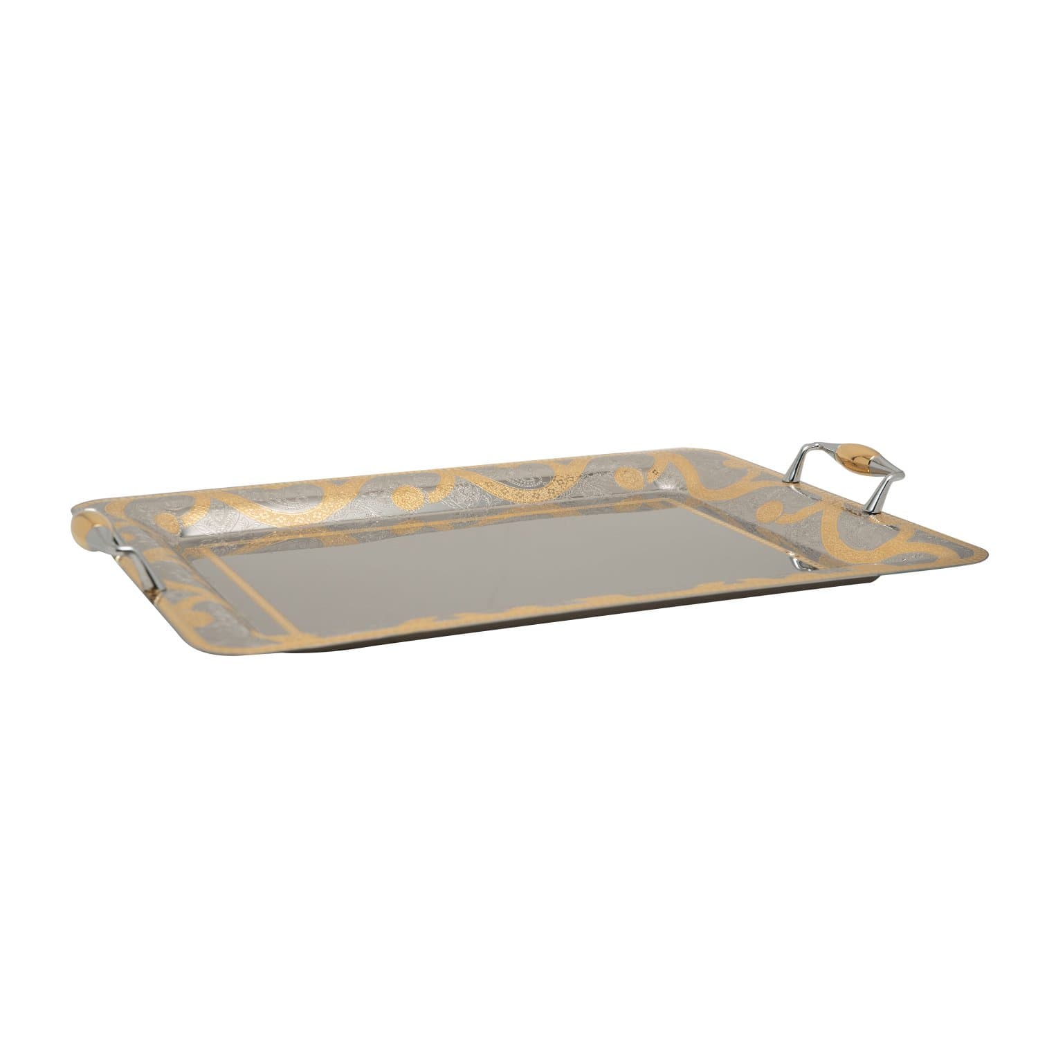 TRESORS PENELOPE GOLD RECT TRAY CM 57X42.5-RO-1400/5/PEN-G