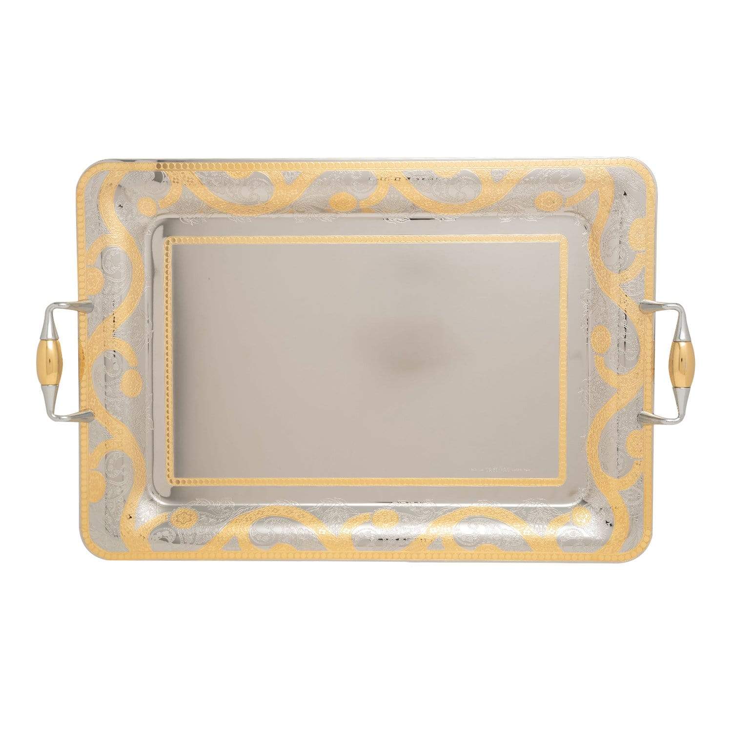 TRESORS PENELOPE GOLD RECT TRAY CM 57X42.5-RO-1400/5/PEN-G