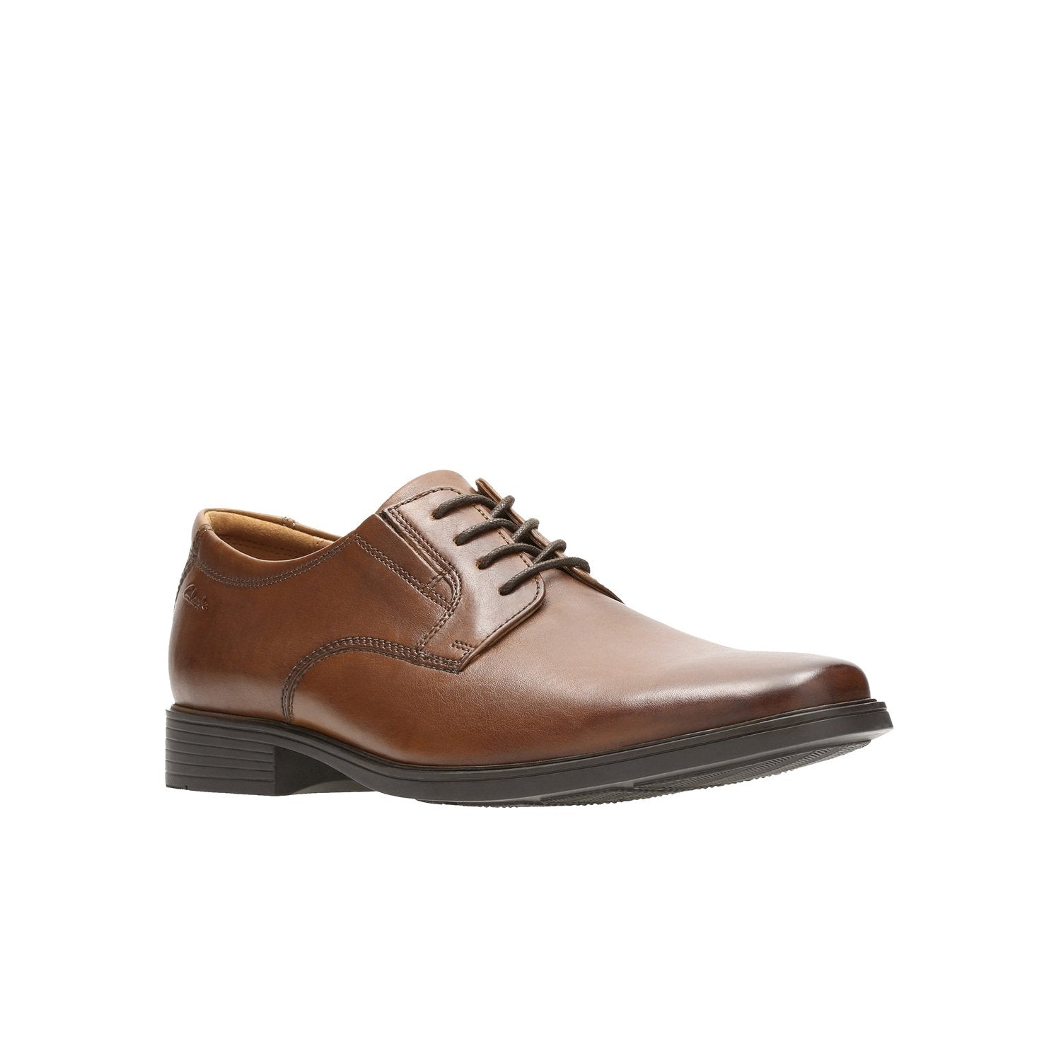 Clarks-Tilden-Plain-Men's-Shoes-Dark-Tan-Lea-26130097