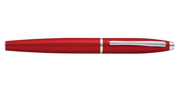 CROSS CALAIS CRIMSON RED LACQUER ROLLERBALL PEN - AT0115-19