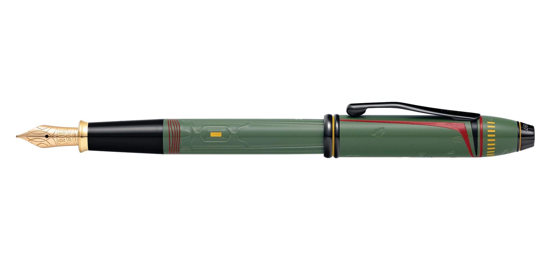 CROSS TOWNSEND STAR WARS LIMITED EDITION BOBAFETT FOUNTAIN PEN IN A GIFT BOX - AT0046D-51MD
